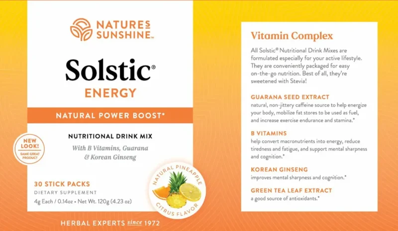 Solstic Energy - Natural Power Boost Drink Mix - Image 3